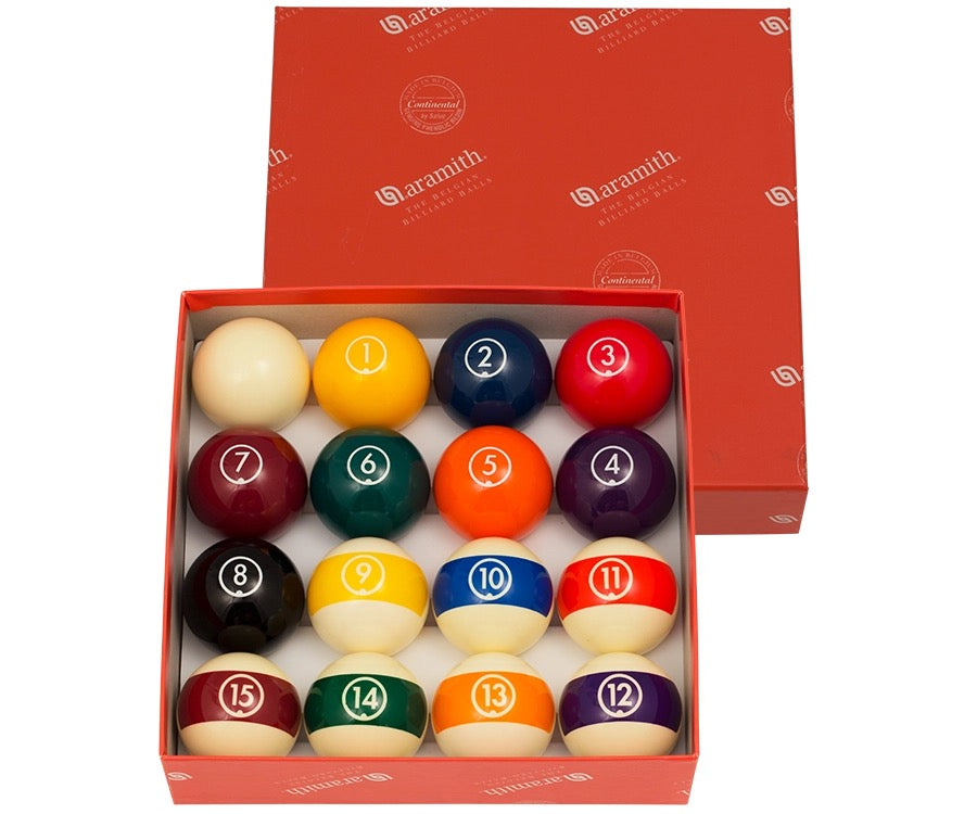▽ ARAMITH ビリヤード球 16個×7セット 2 1/4 ビリヤードボール